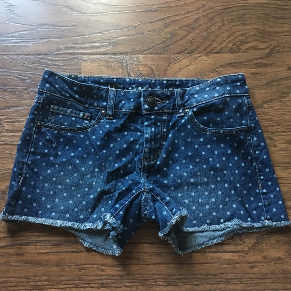Light Blue Knit Conrad Shorts